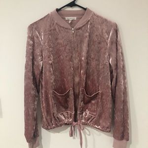 Velvet Zip Sweater